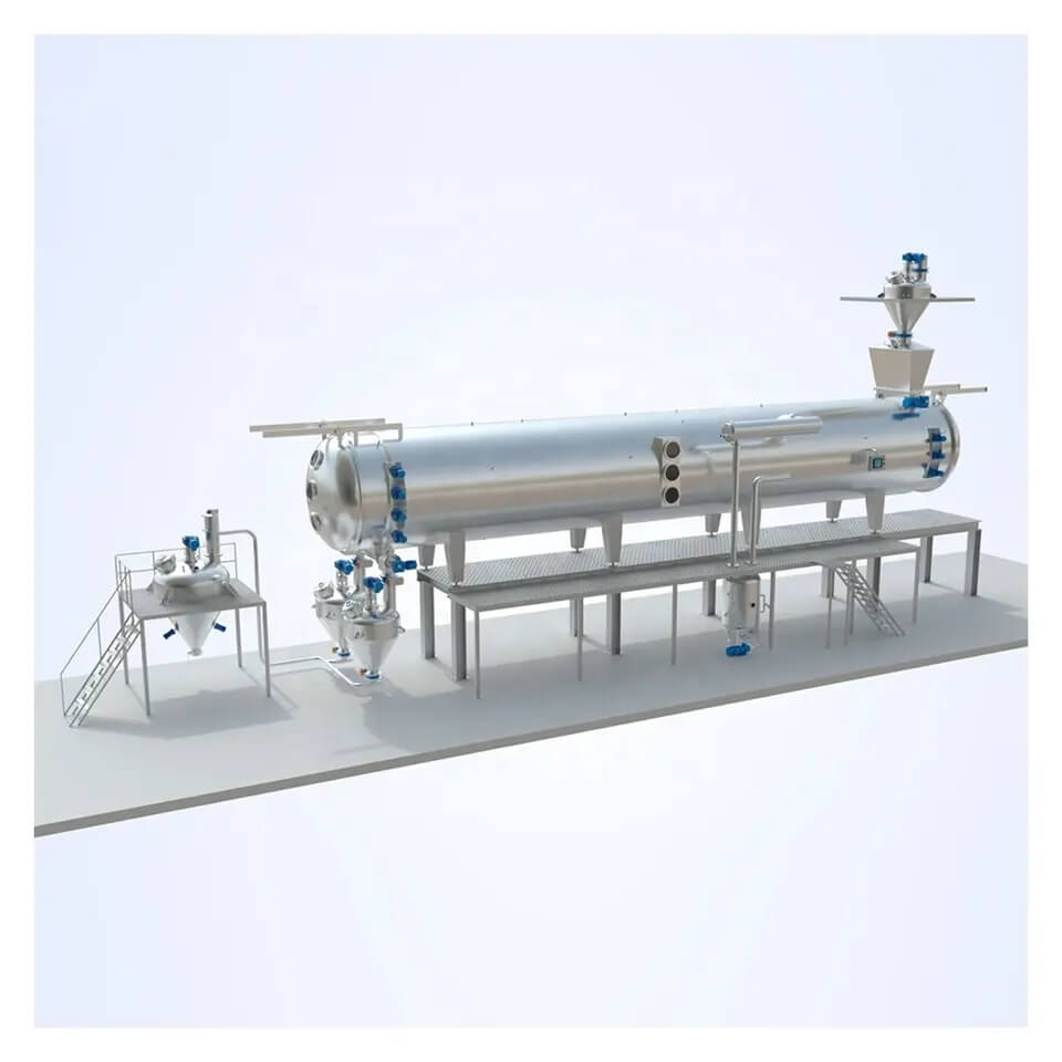 Lithium Phosphate, Lithium Carbonate, Lithium Fluoride, and Lithium Hydroxide Vacuum Belt Dryer