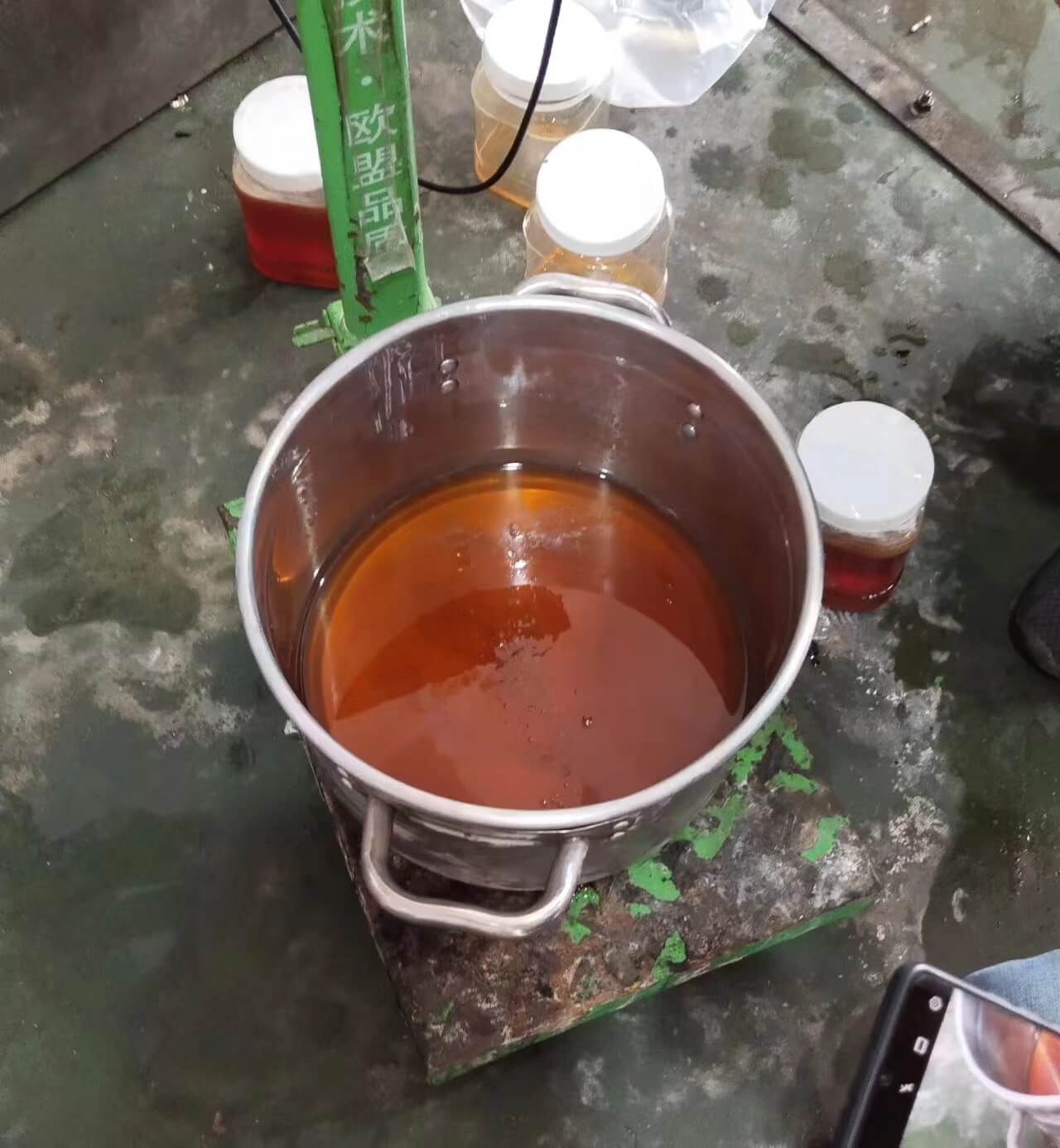 Honey drying experiment